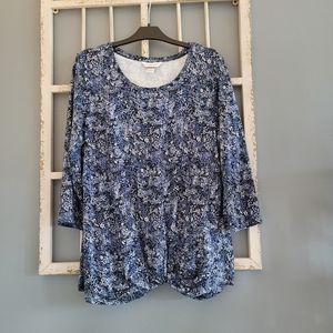 Christopher & Banks, Women's, pullover shirt, large, like new condition.